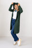 The Season Of Pine Green Long Sleeve Cardigan