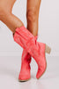 Odelia Pink Western Boots