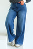 Kimberly High Rise Medium Blue Wide Leg Jean