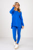 Falling Into Place Ocean Blue Loungewear Set