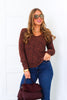 Dear John Vanya Brown Leopard Short Sleeve Top