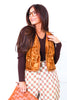 Front Row Velvet Camel Vest