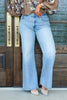 Z SUPPLY The Stunner Mid Rise Downtown Wide Leg Jean