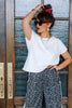TWT® Adalyn Ivory Short Sleeve Top