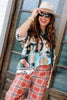 TWT® Away We Go Multi Short Sleeve Blouse