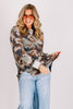 Evie Olive & Mocha Camo Long Sleeve Top