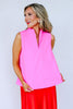 The Best Thing Hot Pink Sleeveless Top