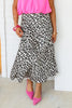 TWT® Naomi Beige Leopard Midi Skirt