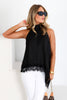 Alexis Black Halter Top