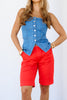 Tribal Pull On Sangria Bermuda Short