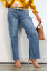 Just Black Medium Denim Straight Jean
