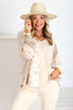 Belong With You Natural Long Sleeve Top