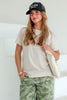 Back To Basics Sand Beige Short Sleeve Tee