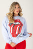 Daydreamer Rolling Stones Big Tongue '89 Oversized Crew Sweatshirt