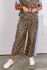 Kaylee Brown Leopard Wide Leg Pant