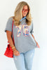 76 Grey Denim Short Sleeve Tee