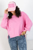 Dear John Trenton Cashmere Rose Long Sleeve Sweatshirt