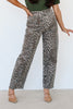 Westward Cool Cat Leopard Barrel Jean