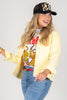 Jackie Butter Yellow Long Sleeve Jacket