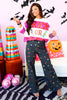 DOORBUSTER TWT® Trick Or Treat Ivory & Purple Long Sleeve Sweatshirt