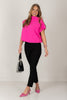 Won't Let Go Hot Pink Sleeveless Blouse