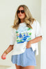 Sail Away Off White Short Sleeve Tee