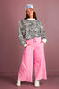 In My World Barbie Pink Wide Leg Pant