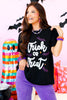 TWT® Trick Or Treat Black Short Sleeve Tee