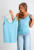 Every Which Way Dusty Teal Tank Top