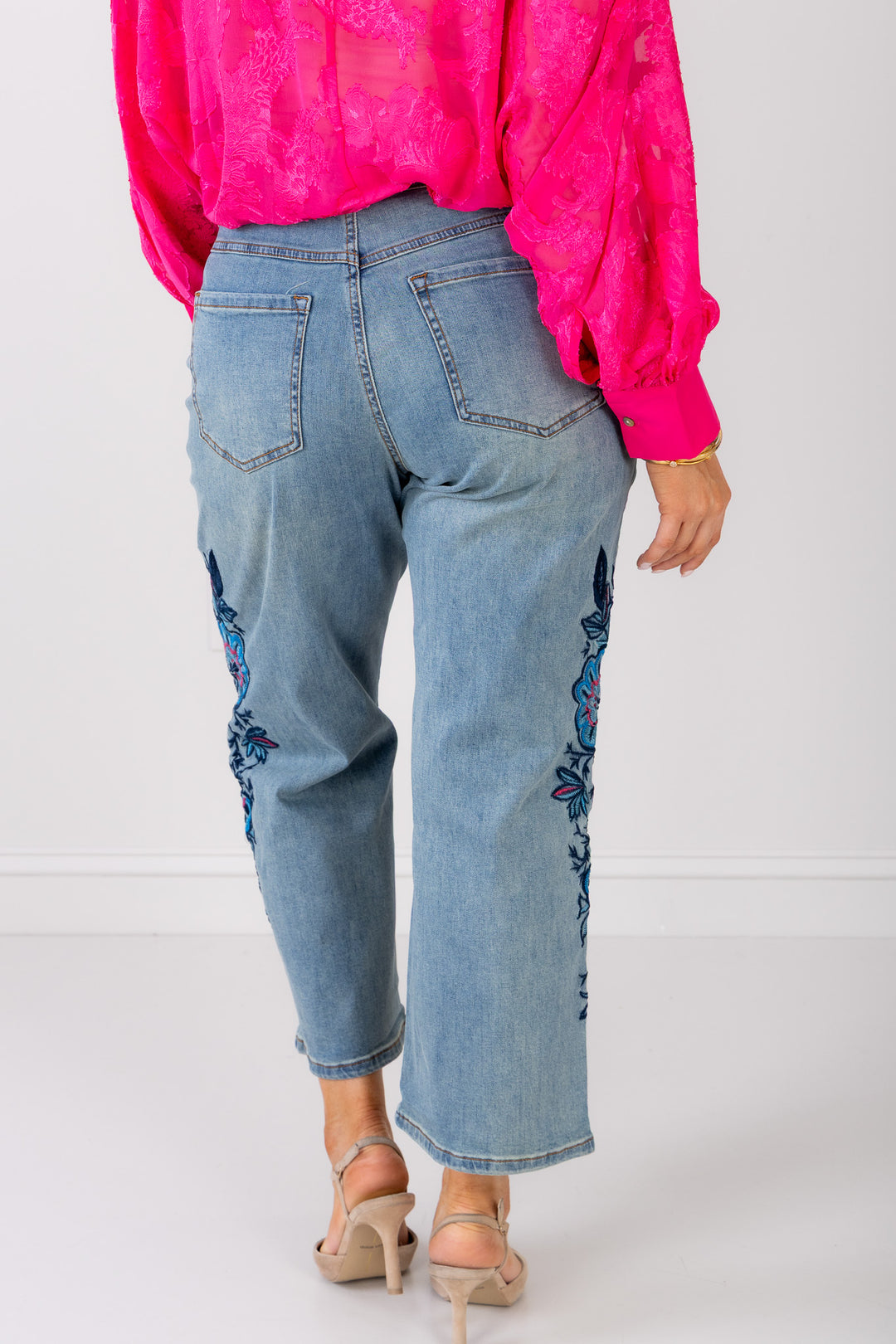 Tribal Audrey New Blue Super Straight Jean