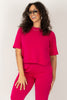 Laguna Plum Pink Short Sleeve Top