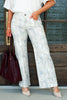 Can't See You Camouflage Sand Wide Leg Jean
