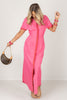 Emily McCarthy Georgia Pink Carnation Maxi Dress