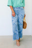Colleen High Rise Medium Blue Wide Leg Jean