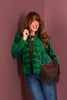 Sgt. Peppers Green Print Crew Jacket