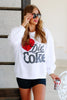 Queen Of Sparkles I Love Diet Coke Sweatshirt