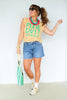 Pixie Dust Faded Mustard Sleeveless Tee