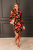 Tribal Cedar Long Sleeve Mini Dress