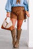 Calling Cara Brown Dressy Shorts