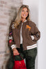 TWT® Catch Me At The Rodeo Mocha Bomber Jacket
