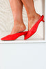 Matisse Classy Red Heeled Mules