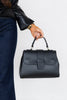 DOORBUSTER Tara Black Leather Handbag