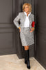 Insight Tweed Sequin Mini Skirt