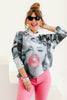 Marilyn Knit 3/4 Sleeve Sweater