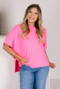 Joh Secret Circle Hot Pink Jurian Top