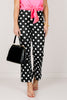 Talk About It Black Cropped Pant
