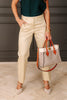 Insight Tammy Khaki Stone Cigarette Pant
