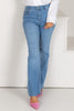Tribal Audrey Coastal Blue Hugging Flare Jean