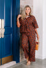 Have It All Brown 3/4 Sleeve Blouse