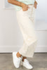 Tribal Audrey Ecru Wide Cropped Jean